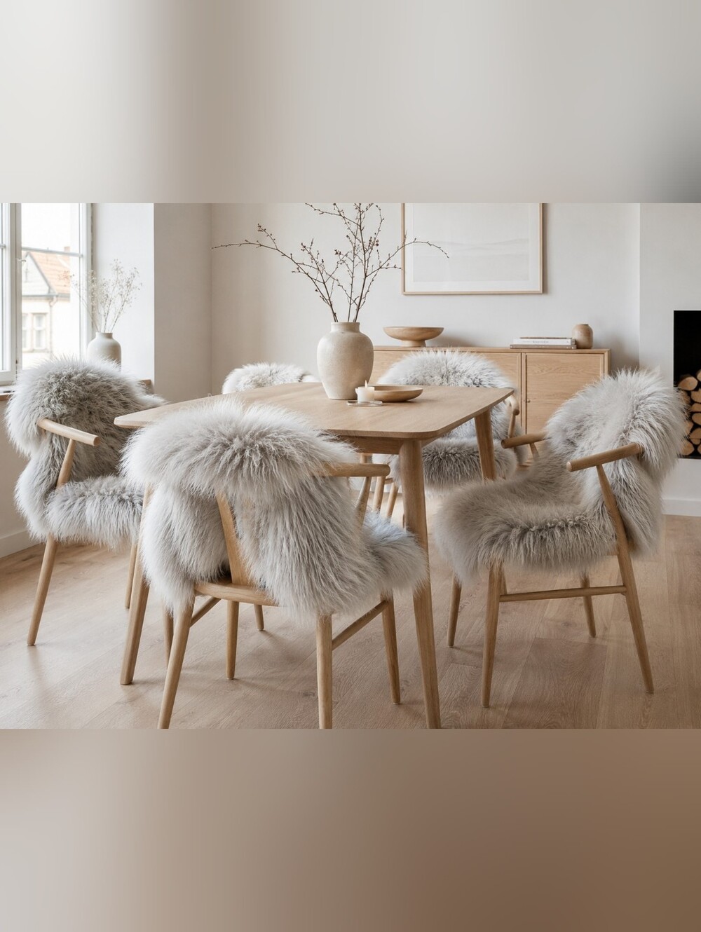 Cool Greige Icelandic Sheepskin | Light Gray, Ash,  Ivory Tones